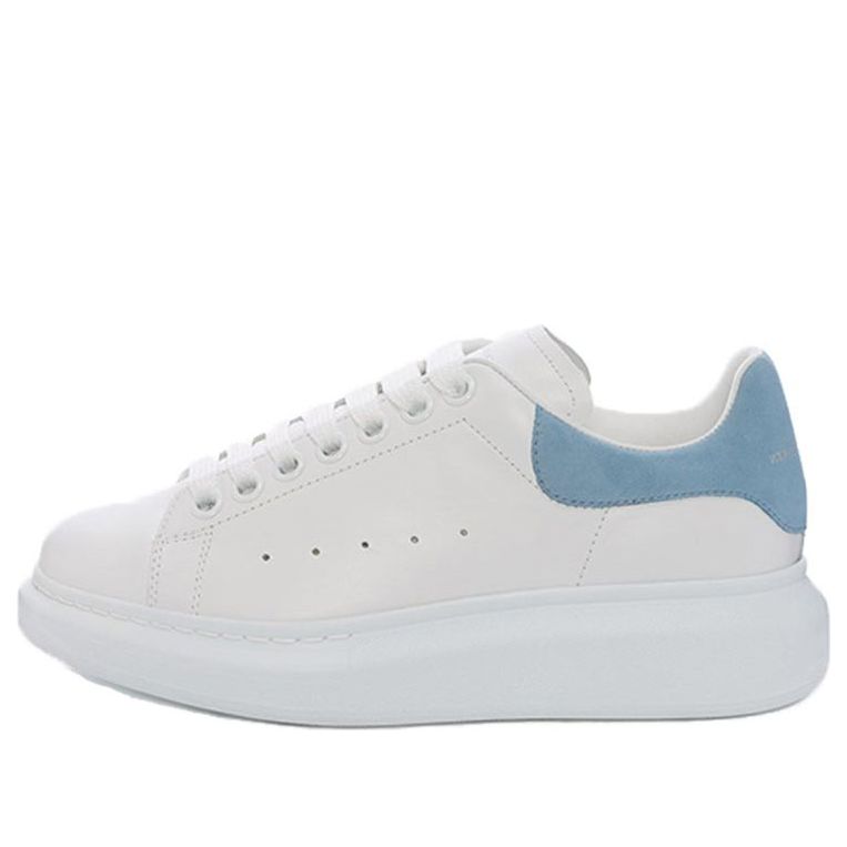 (WMNS) Alexander McQueen Oversized Sneaker 'White Dream Blue Suede' 553770WHGP79048