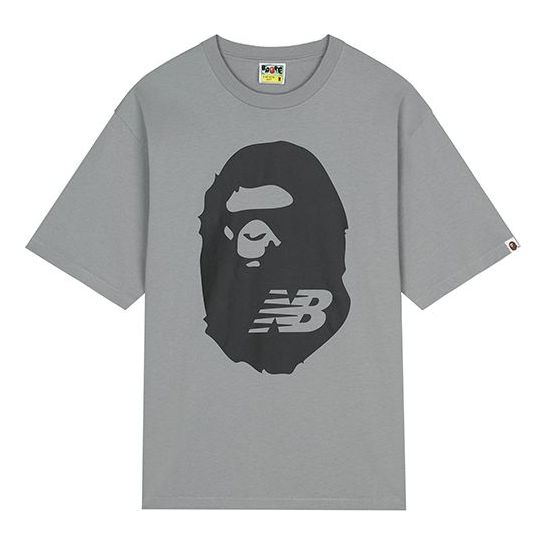 New Balance x A Bathing Ape T-Shirt 'Grey' BATE2000-GYX