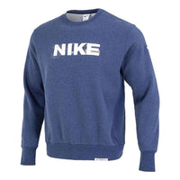 Nike front logo sweatshirt 'Blue' FB1831-410