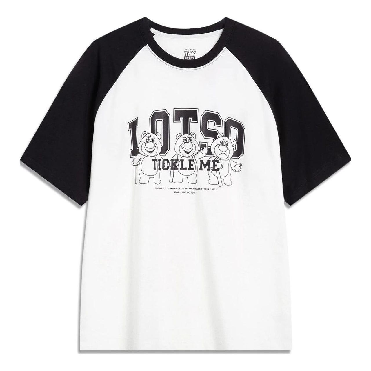 Li-Ning x Disney Toy Story Lotso Graphic T-shirt 'White Black' AHST753-2
