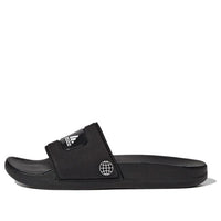 (GS) adidas LEGO x Adilette Slide 'Black White' GW8112