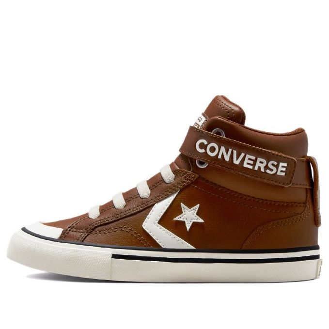 Converse Leather Pro Blaze Strap Sneakers K Brown 672121C