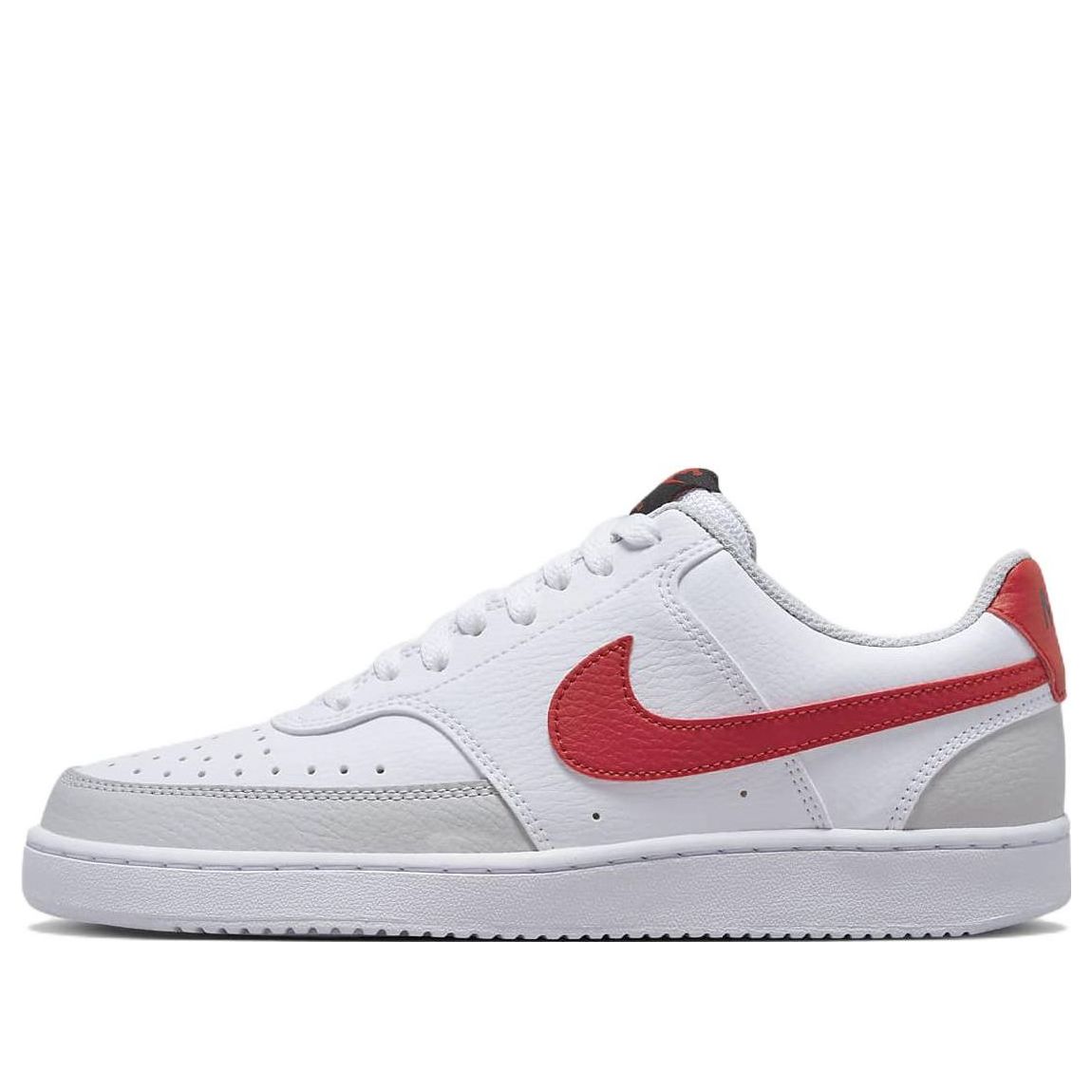 (WMNS) Nike Court Vision Low 'White University Red' FD0284-100