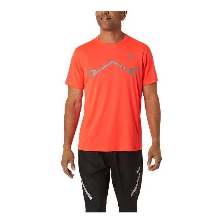 ASICS Lite-Show Short Sleeve Logo Tee 'Orange' 2011D026-600