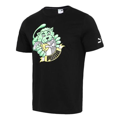 PUMA Graphic Summer T-Shirt 'Black' 532612-01