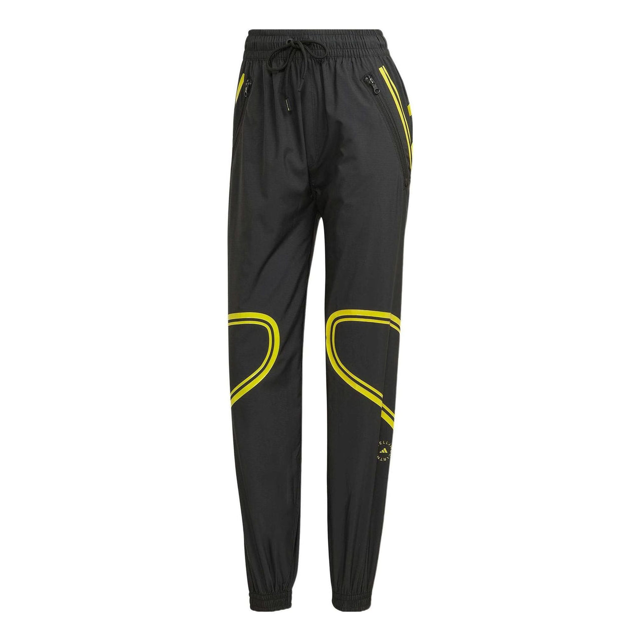 (WMNS) adidas Stella McCartney TruePace Woven Pants 'Black Green' HG2008