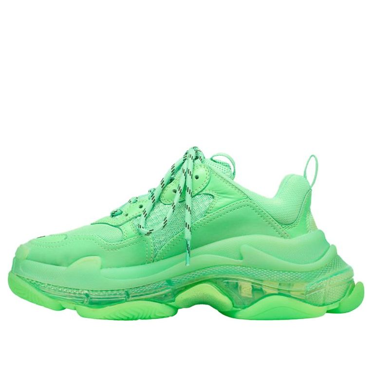 Balenciaga Triple S Sneaker 'Clear Sole - Neon Green' 541624W2CF13801