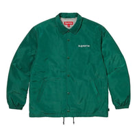 Supreme FW23 Week11 NYC Coach Jacket 'Green' SUP-FW23-179
