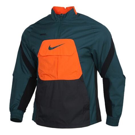 Nike Half Zipper Splicing Pullover Sports Jacket CK5589-011
