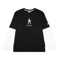 New Balance x Zero Per Zero Colorblock Long Sleeve Tee 'Black White' NDA47013-BK