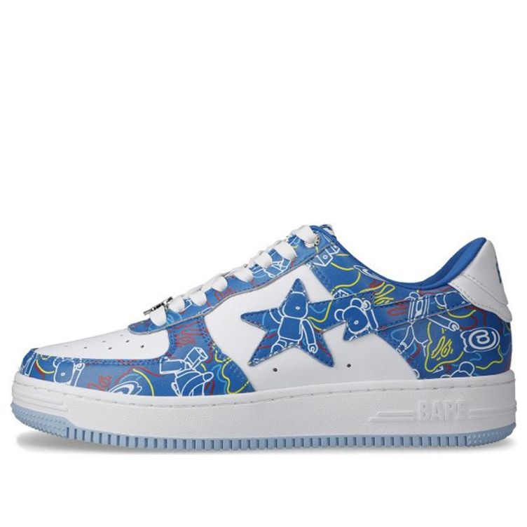 A BATHING APE WMNS Sta BE@R CAMO x Medicom Toy Exhibition Blue Camo 1H73-291-911