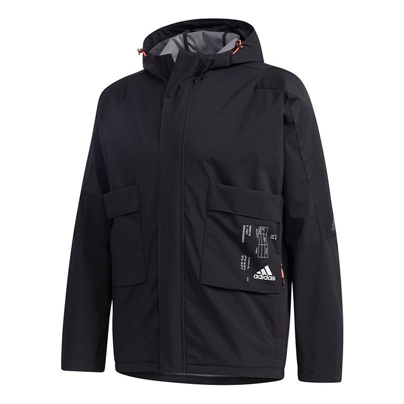 adidas Sports Training Hooded Jacket Black FT6633