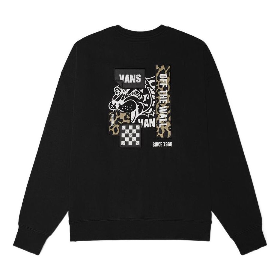 Vans Graphic Logo Sweatshirt 'Black' VN0A7TRNBLK