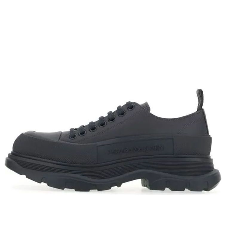 Alexander McQueen Tread Slick Low-Top Sneakers 'Dark Brown Black' 705662WHZ621185