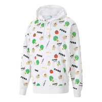 PUMA Sports Breathable Printing Running Breathable Casual Pullover White 533200-02