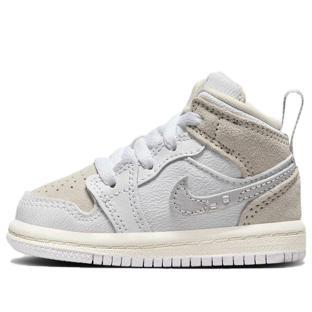 (TD) Air Jordan 1 Mid SE Craft 'Inside Out - White Sail' FB9140-120