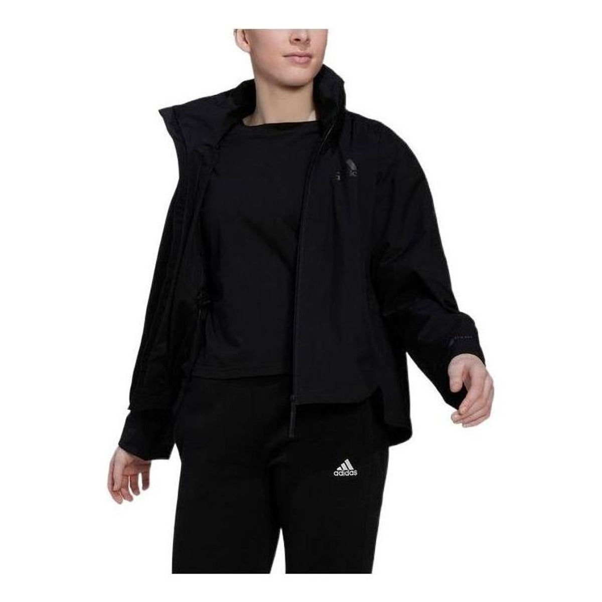 (WMNS) adidas Terrex Traveer RAIN.RDY Jacket 'Black' HG6021