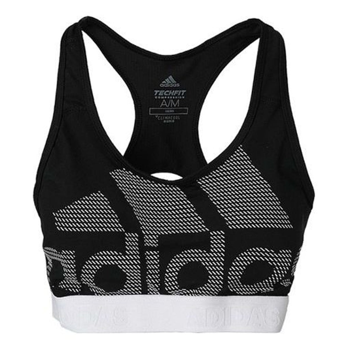 (WMNS) adidas Don't Rest Alphaskin Bra 'Black Grey White' DH4446