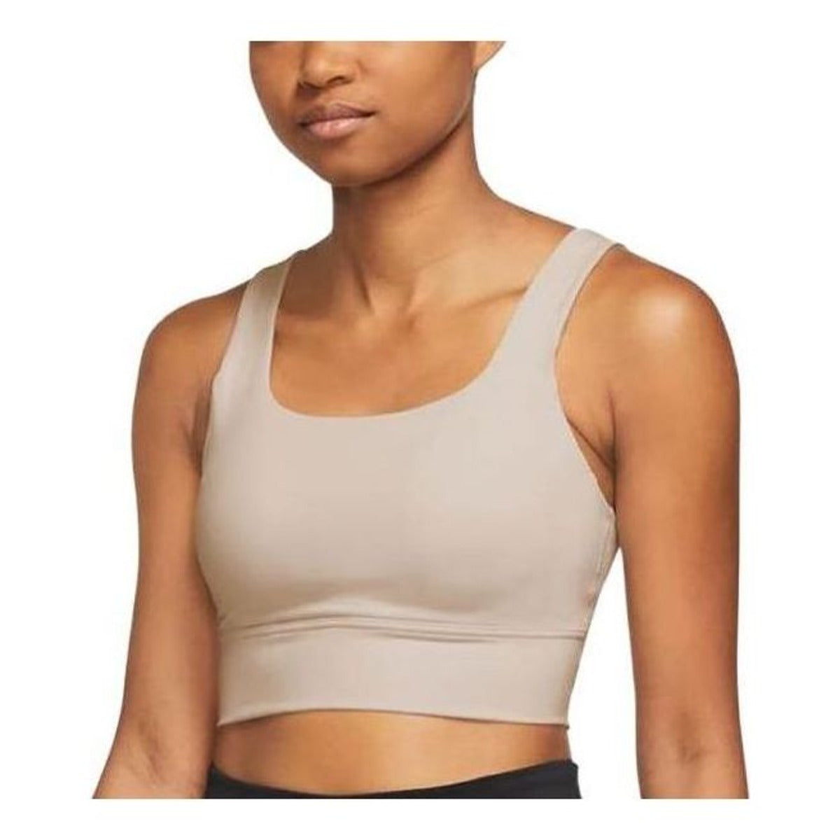 (WMNS) Nike Zenvy Longline Medium Support Padded Sports Bra 'Beige' DO6620-104