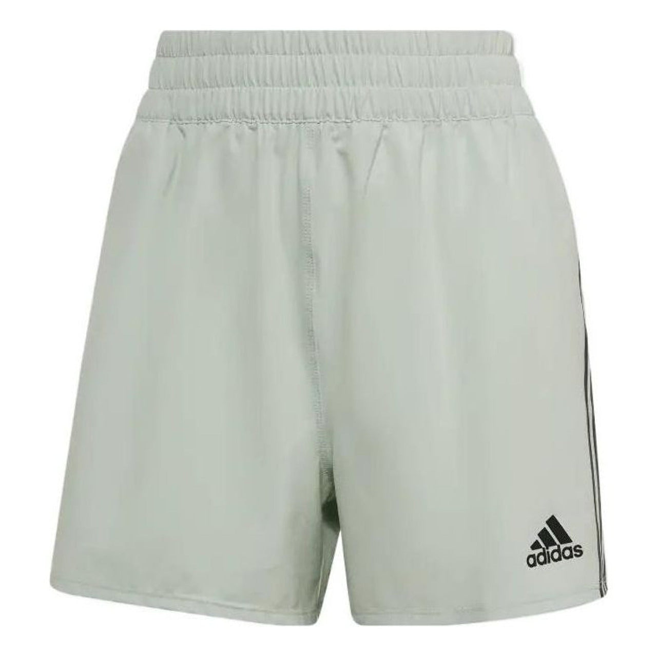 (WMNS) adidas Train Icons 3-Stripes Woven Shorts 'Olive Green' HJ9823