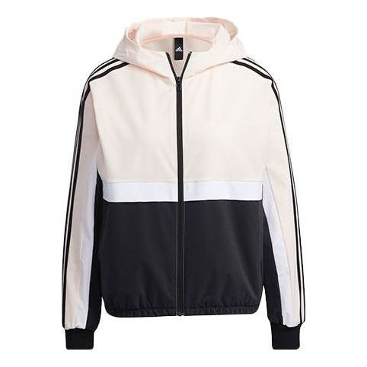 (WMNS) adidas Hooded Jacket 'Black Pink' GP0622