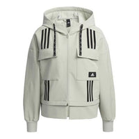 (WMNS) adidas DIY Jacket 'Green Black' GP0629