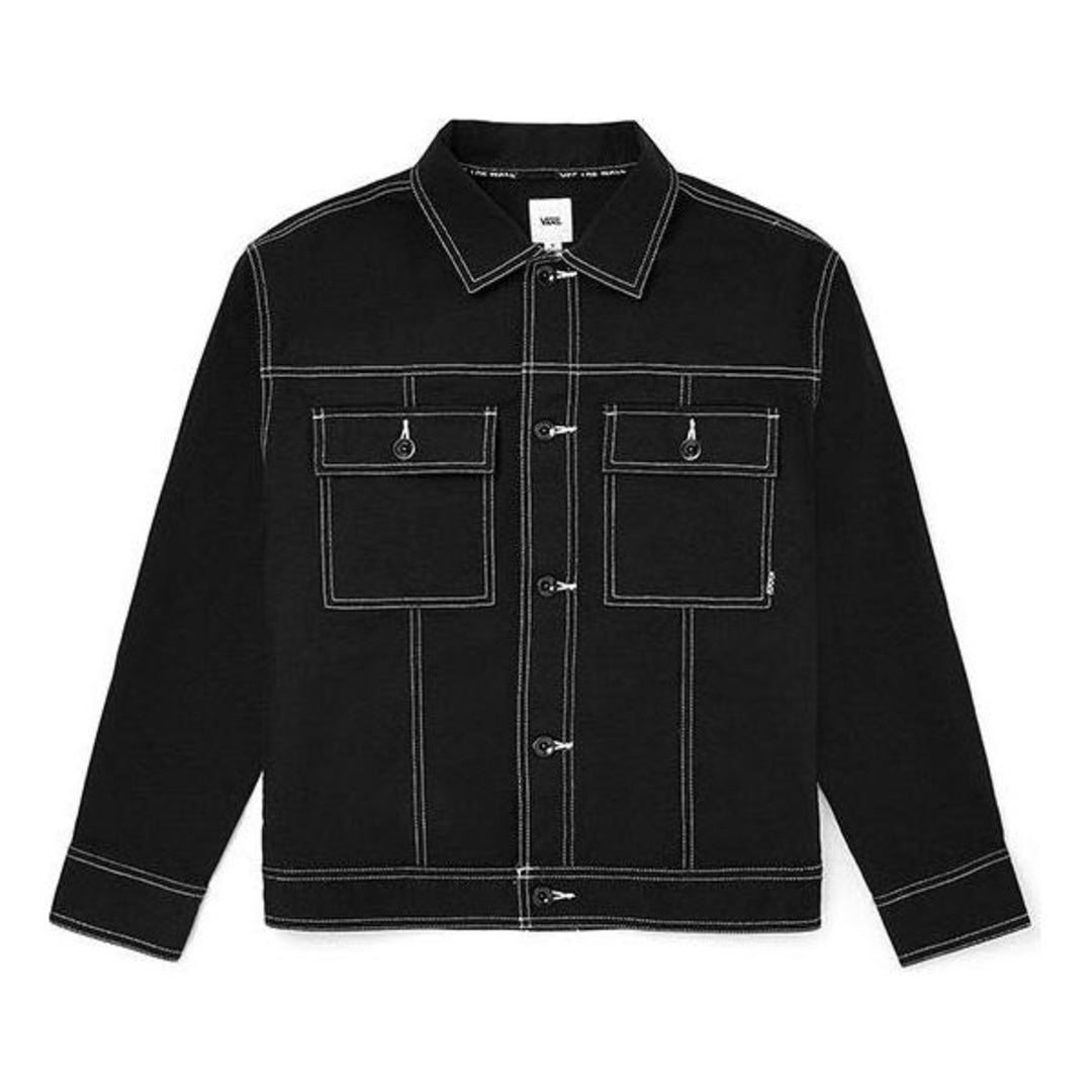 (WMNS) Vans In the Know Canvas Jacket 'Black' VN0A47U7BLK