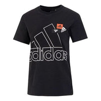 (WMNS) adidas Brd T-Shirt 'Black White' HM5286