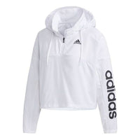 (WMNS) adidas Windbreaker Track Top 'White  Black' GD4612