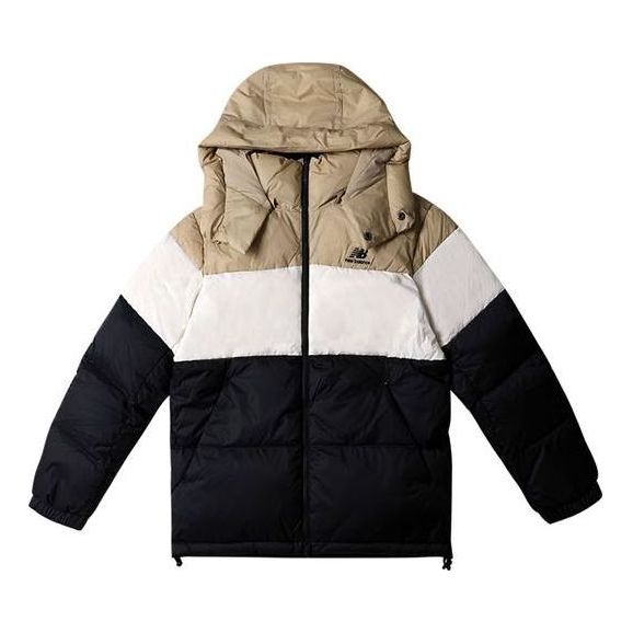 New Balance Reversible Down Jacket 'Beige White Black' NPA43013-BK
