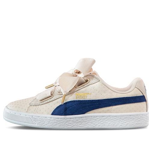 (WMNS) PUMA Basket Heart Denim 'Oatmeal Twilight Blue' 363371-03