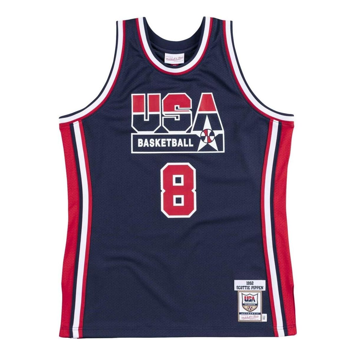 Mitchell & Ness Team USA 1992 Jerseys 'Scottie Pippen 8' AJY4CP18001-USANAVY92SPI