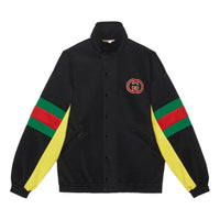 Gucci Light Neoprane Jacket With Web 'Black' 706437-XJETG-1152