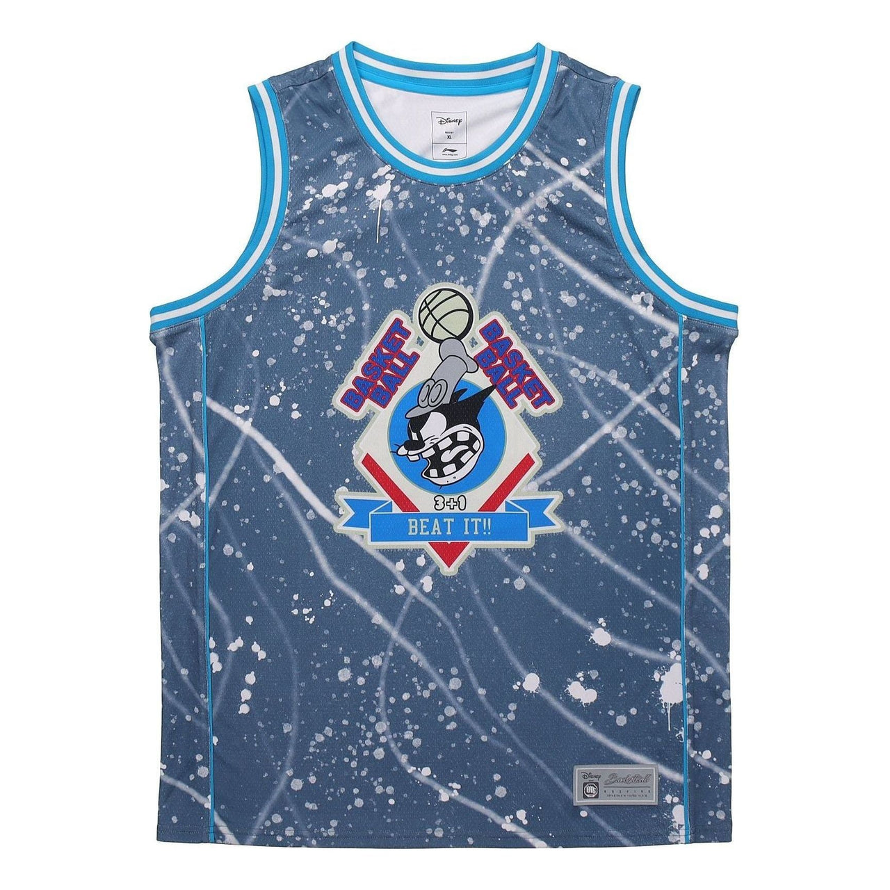Li-Ning x Disney BadFive Basketball Jersey 'Blue' AAYQ105-1