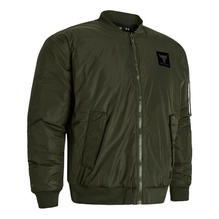 Under Armour Project Rock Bomber Jacket 'Green' 1382278-390