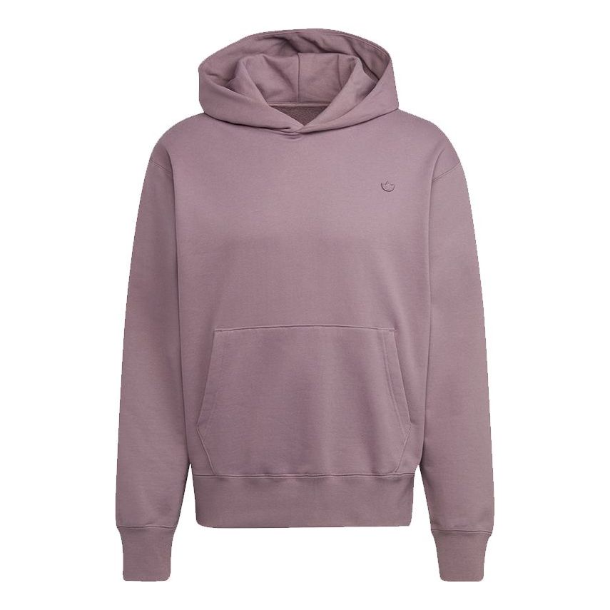 Men's adidas originals C Hoody Ft Casual Sports Hooded Long Sleeves Light Purple HF6376