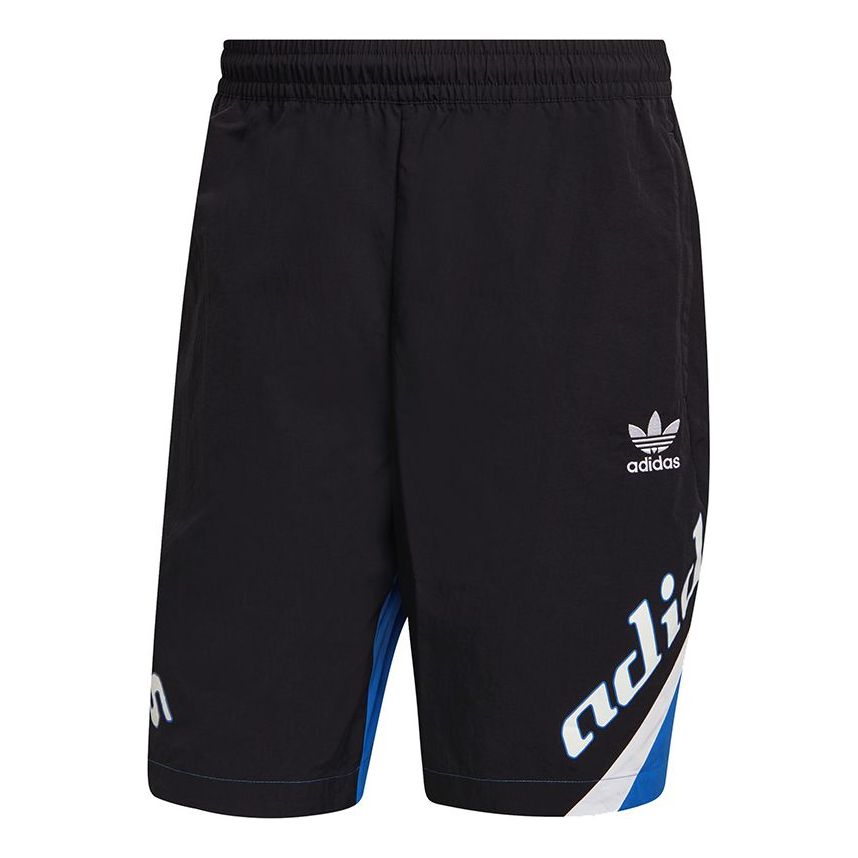 adidas originals MENS TGP Logo Printed Multicolor Sports Shorts Black HA4739