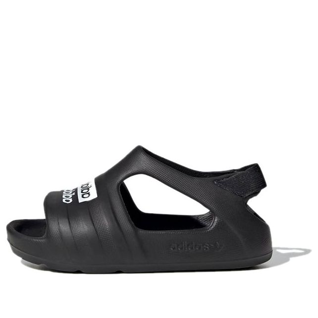 (TD) adidas originals Adilette Play Black Sandals 'Black White' EF6237