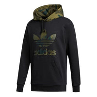 adidas originals Men's Camo Oth Athletic Casual Hooded Pullover Hoody Black FM3358