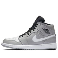 Air Jordan 1 Mid 'Wolf Grey Black White' 554724-046