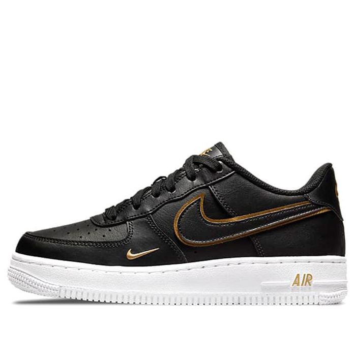 (GS) Nike Air Force 1 LV8 'Black Metallic Gold' DM3322-001