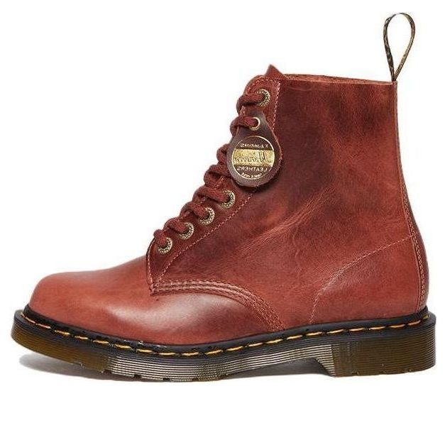Dr. Martens 1460 Pascal Made in England Denver Leather Lace Up Boots 'Brown' 30576293