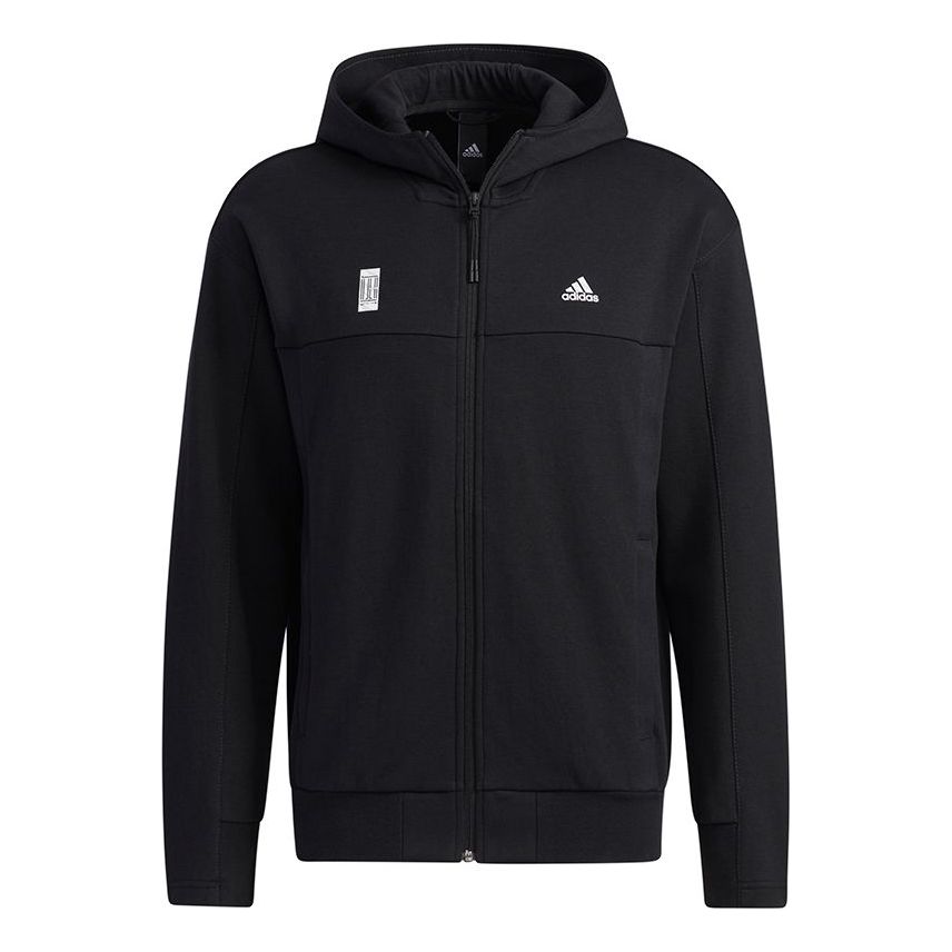 adidas Wj Htt Series Athleisure Casual Sports Hooded Jacket Black GP0909