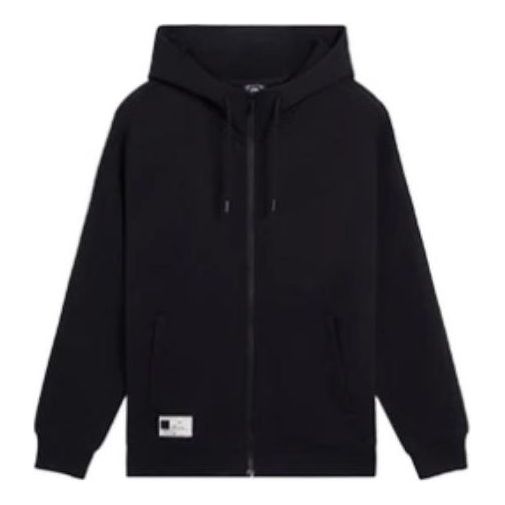Li-Ning Label Logo Hooded Jacket 'Black' AWDSB17-1