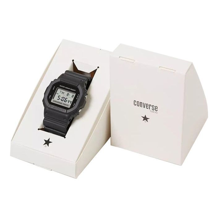 CASIO G-Shock Square 'Black' DW-5600E-CONVERSE