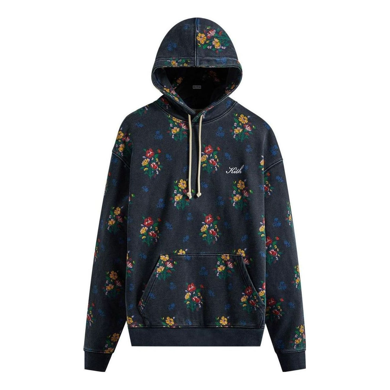 KITH Begonia Floral Williams III Hoodie 'Nocturnal' KHM030295-413