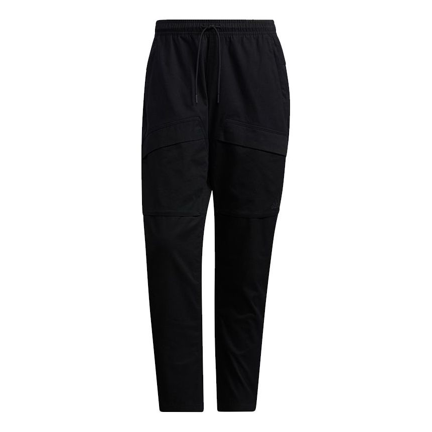 Men's adidas St Wv Cargo Pnt Casual Sports Lacing Breathable Long Pants/Trousers Black H39250