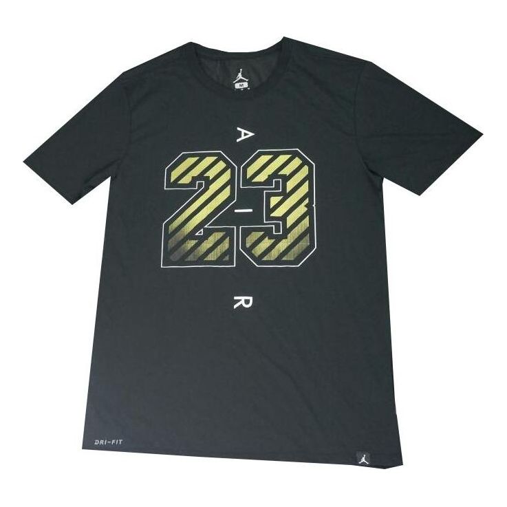 Air Jordan 23 Logo T-shirt 'Black' AQ8147-010