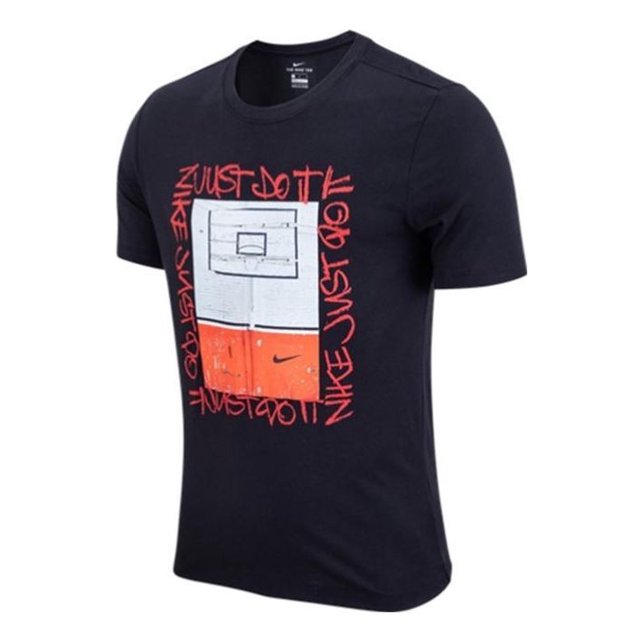 Nike Dri-FIT Hoop Photo Basketball T-Shirt 'Black' DD9346-010