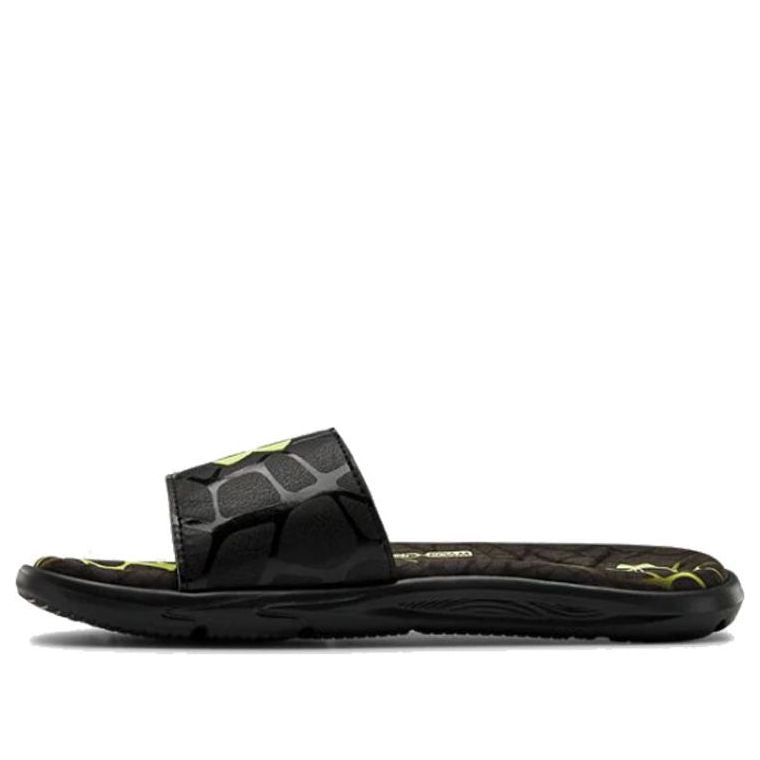 Under Armour Mercenary Slippers Black/Green 3022713-001
